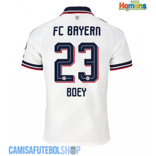 Camisa de time de futebol Bayern Munich Sacha Boey #23 Replicas 2º Equipamento 2026-27 Manga Curta